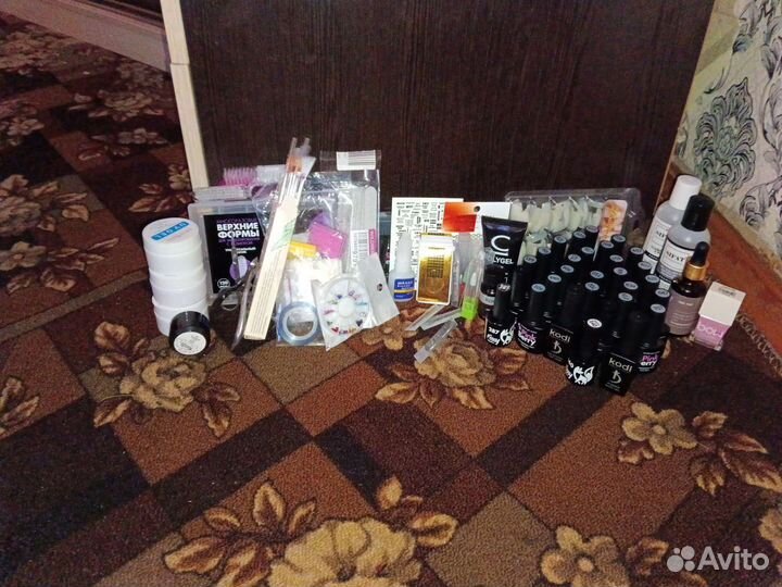 Набор для наращивания ногтей бу