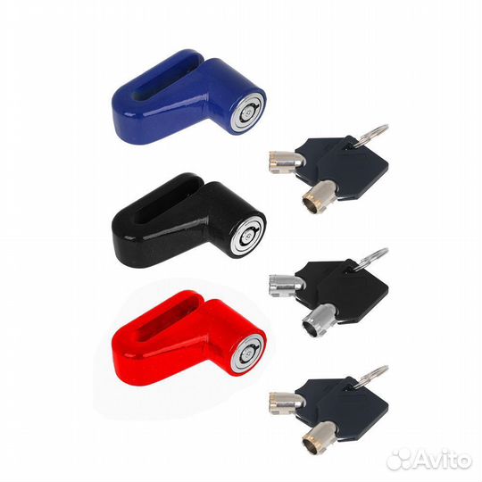 Замок велосипедный vetta на дисковый тормоз, метал