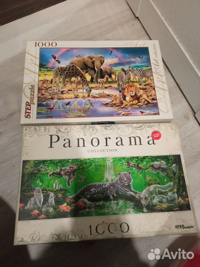 Пазлы 1000 деталей цена за 2 шт
