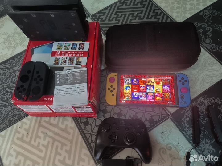 Nintendo switch oled fortnite edition прошитая чип