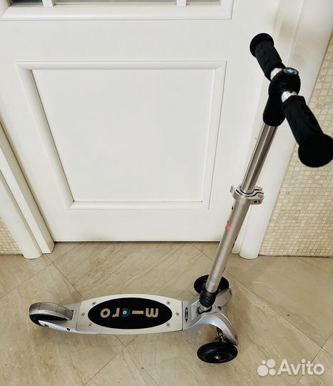 Самокат micro kickboard compact silver