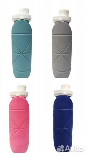 Бутылка для воды силиконовая