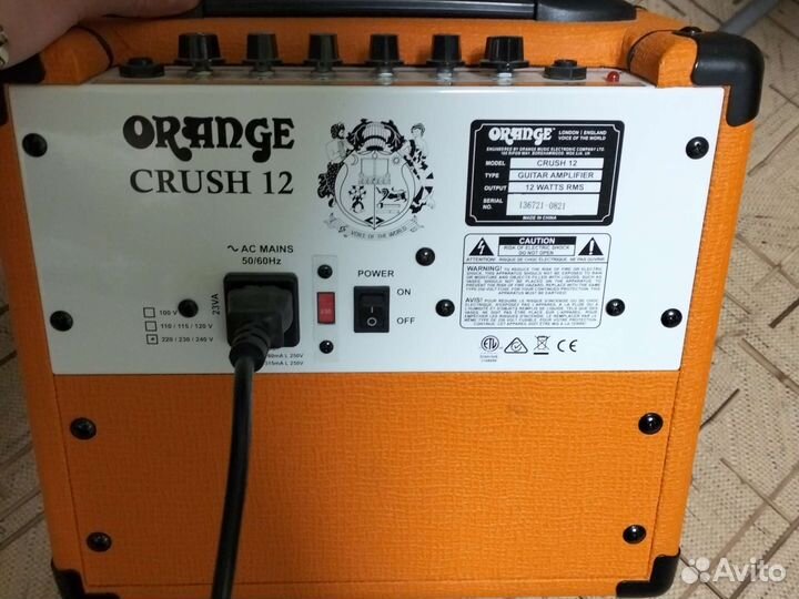 Гитарный комбоусилитель orange crush 12