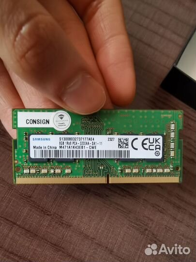 Оперативная память Samsung ddr4 3200 мгц 8gb