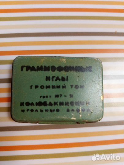 Иглы граммофонные