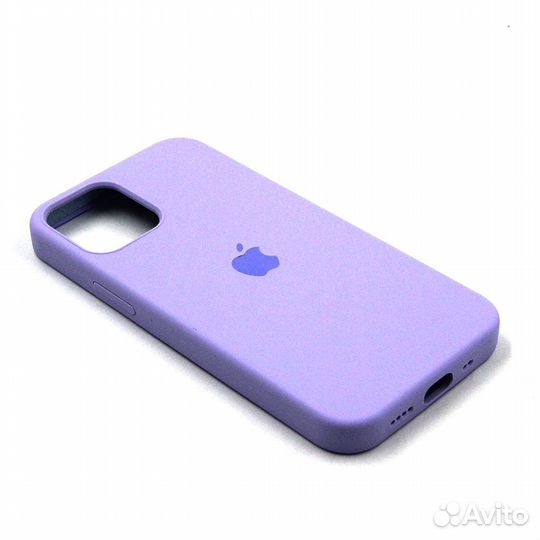 Чехол iPhone 12 mini накладка Silicone Case лилов
