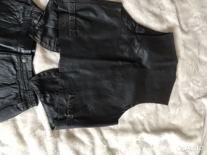 Кожаные шорты