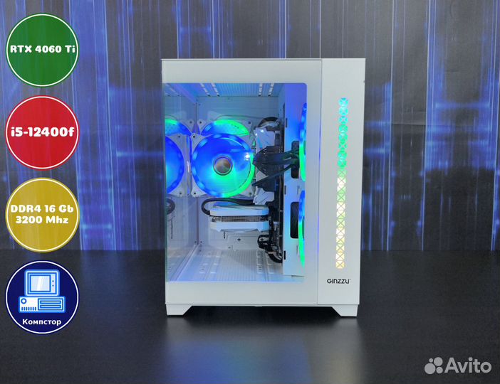 Сборки пк i5-RTX4060Ti-16DDR4-XUI7863095412-B760