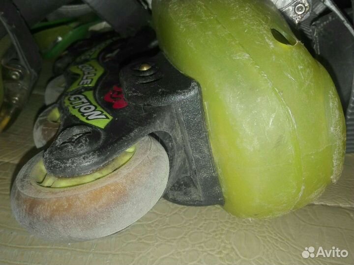 Коньки роликовые раздвижные 30+33 размер