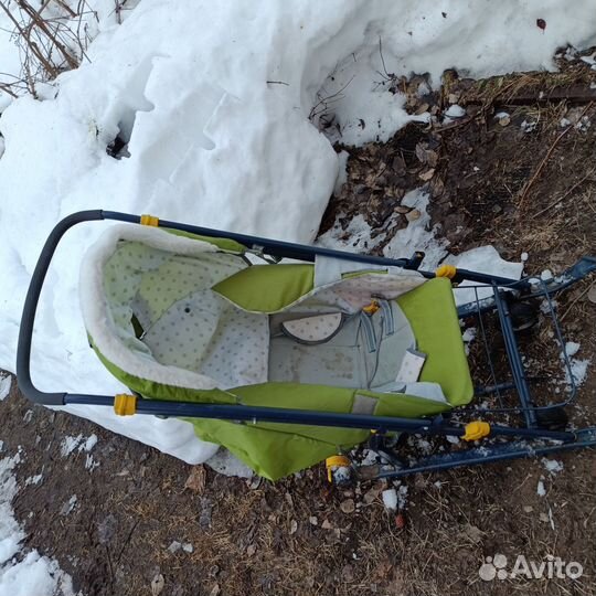 Детские санки коляска
