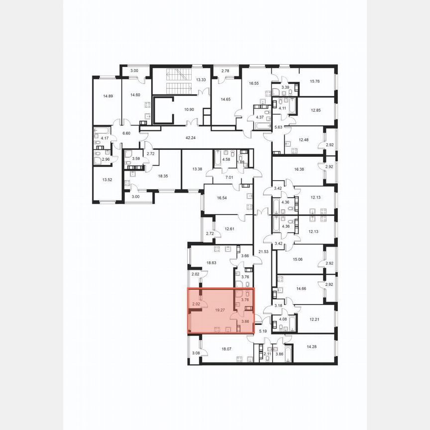Квартира-студия, 27,7 м², 5/9 эт.