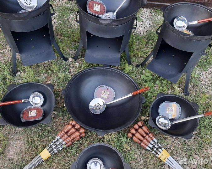 Казаны чyгунные из Узбeкистана