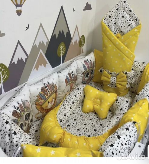 Бортики в детскую кроватку