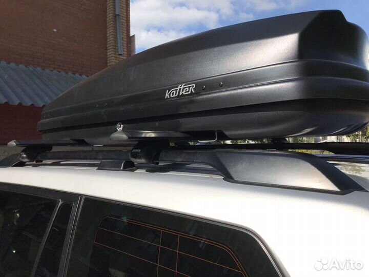 Автобокс Koffer 480 л. (черный матовый)