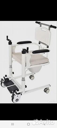 Коляска инвалидная с санитарная оснащением