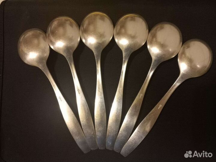 Ложки суповые Мельхиор СССР