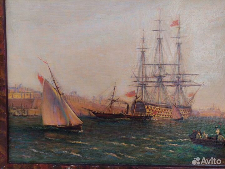 Картина маслом на холсте. Копия Айвазовского