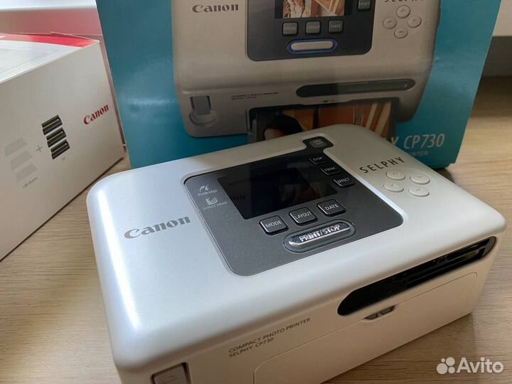 Фотопринтер компактный canon selphy cp730