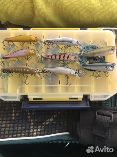 Воблеры lucky john basara 56 попперы YO zuri 50