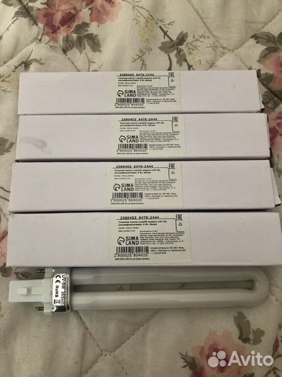 Сменные уф лампочки, LUF-20, ультрафиолетовая, 9Вт