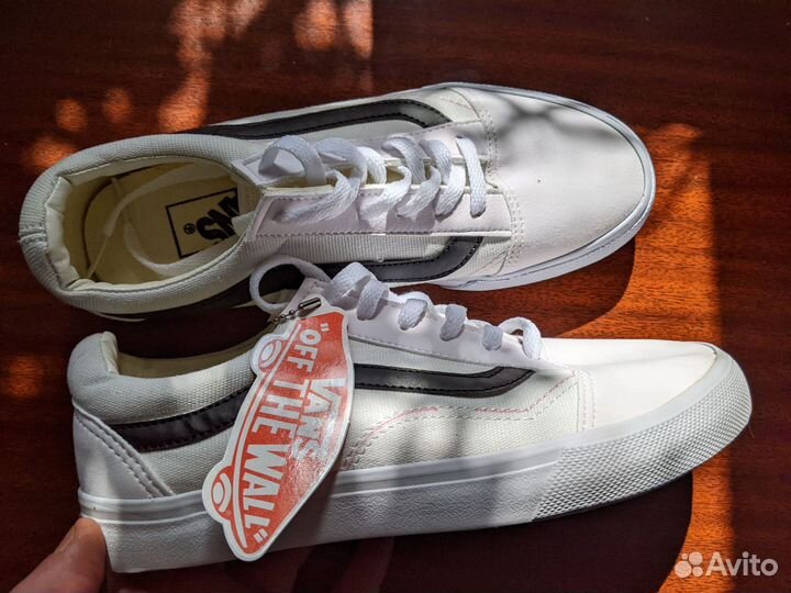 Кеды vans old skool белые