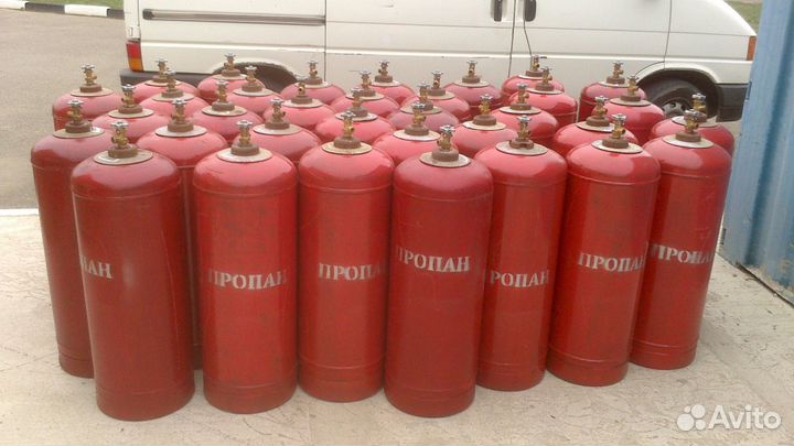 Пропан в баллонах