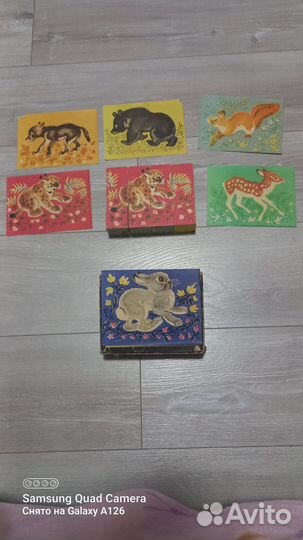 Кубики деревянные СССР