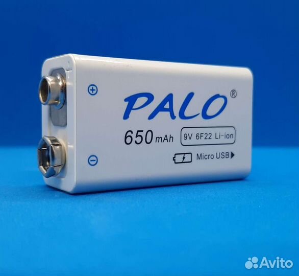 Аккумулятор крона 9в 650mah (новый)