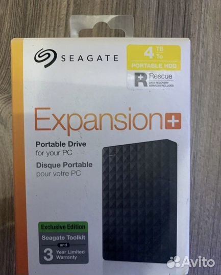 Переносной жёсткий диск Seagate 4TB