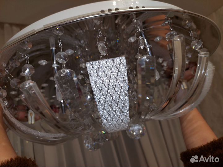 Люстра потолочная подвесная бу