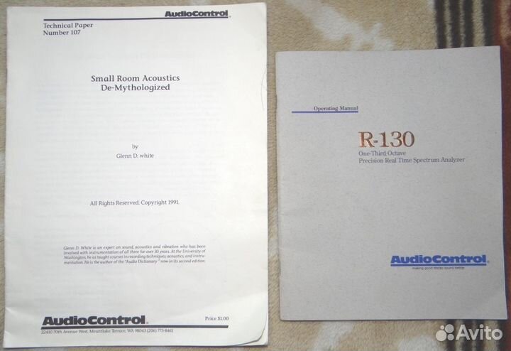 Анализатор спектра звука AudioControl R-130