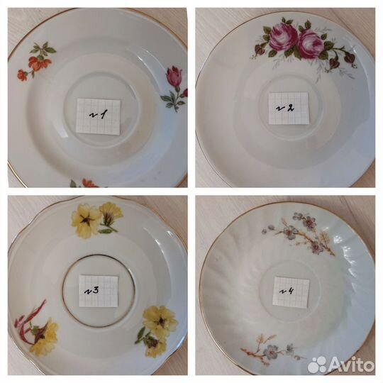 Блюдца ГДР, Польша, Болгария