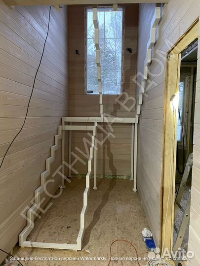 Лестница металлическая на второй этаж без скрипа