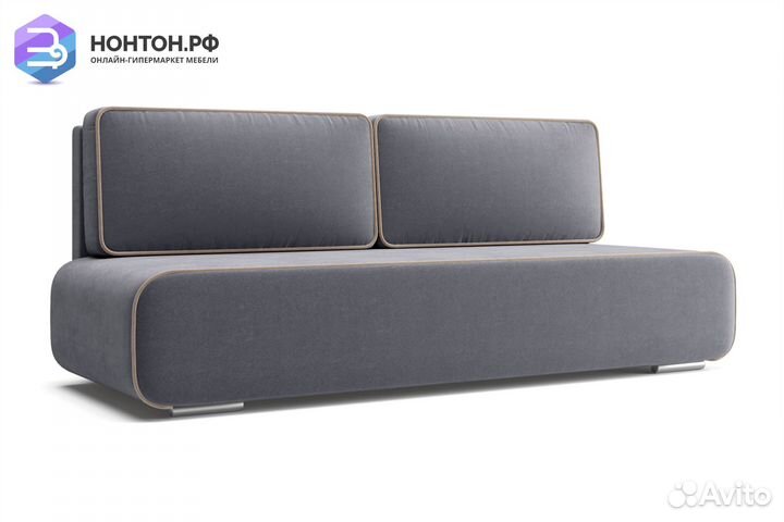 Диван еврокнижка Нео темно-серый