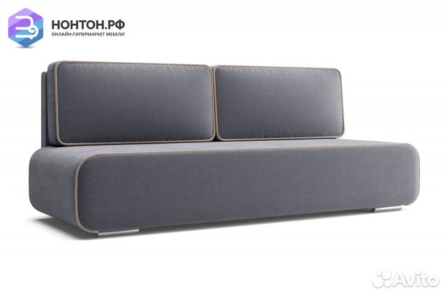 Диван еврокнижка Нео темно-серый