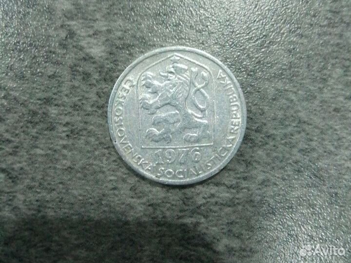 Монета Чехословакия 10 хеллеров