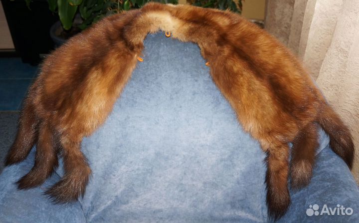 Воротник меховой из соболя