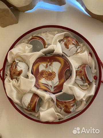 Кофейный сервиз новый, на 6 персон