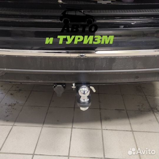 Фаркоп (тсу) американский квадрат VolkswagenTiguan