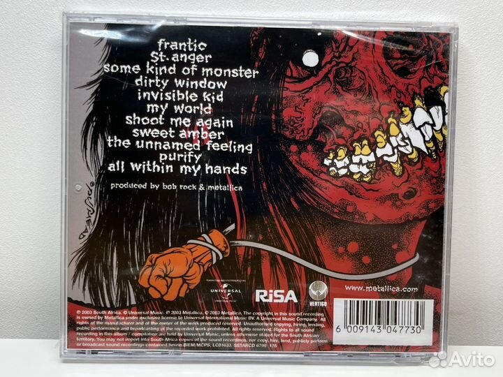 CD Metallica St Anger