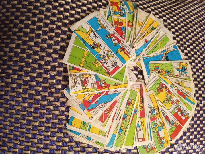 Вкладыши от жвачек 90 х