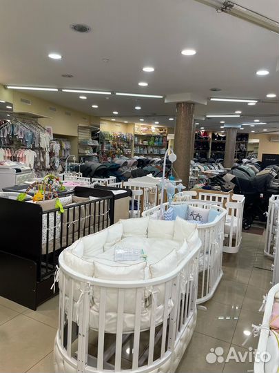 Детские кроватки круглые/стандартные/трансформеры