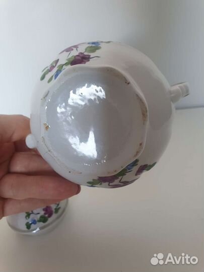 Сахарница фарфор винтаж