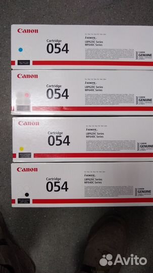 Оригинальные картриджи Canon 054 Новые