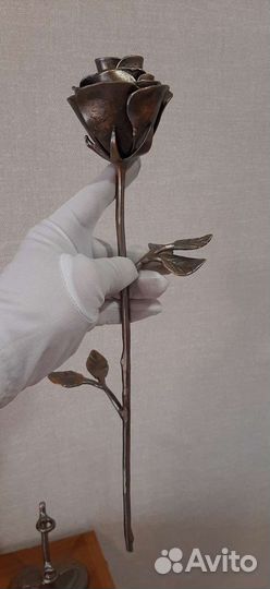 Роза из металла