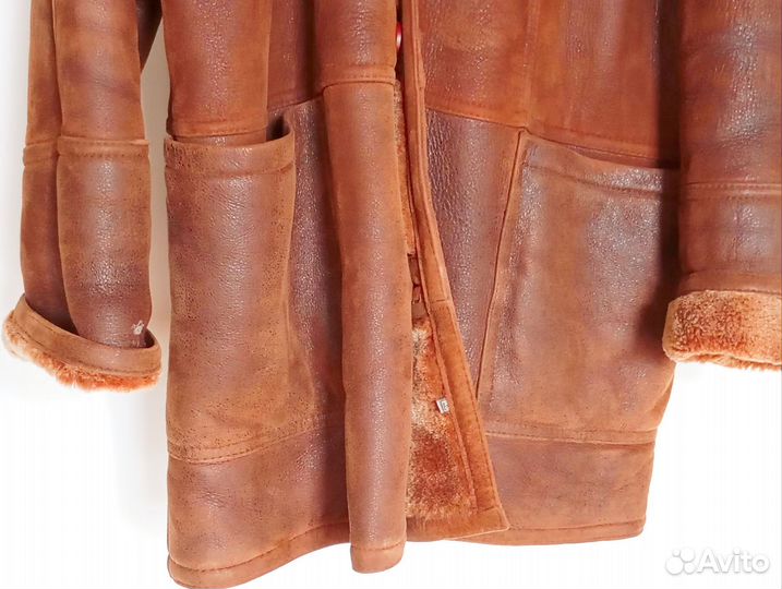 Дубленка натуральная мужская 48 50 размер