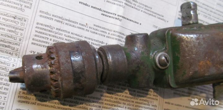 Дрель ручная механическая СССР