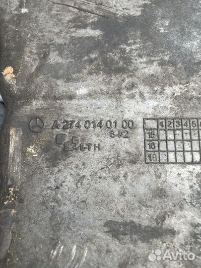 Поддон mercedes m274