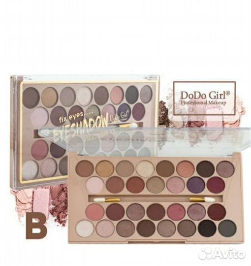 Тени для век+кисточки