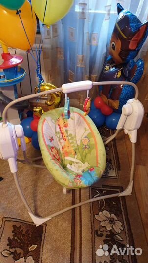 Детские качели Fisher price